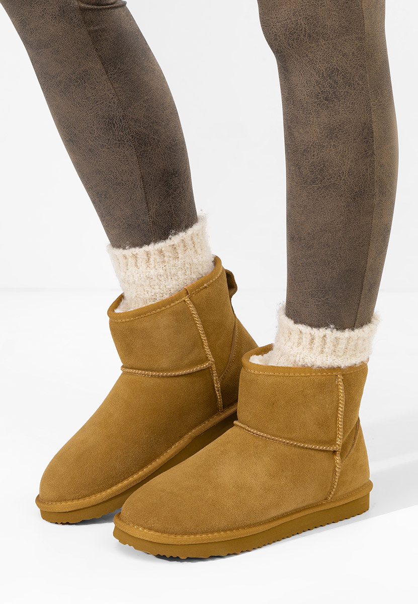 Cizme tip ugg Crisea V2 camel