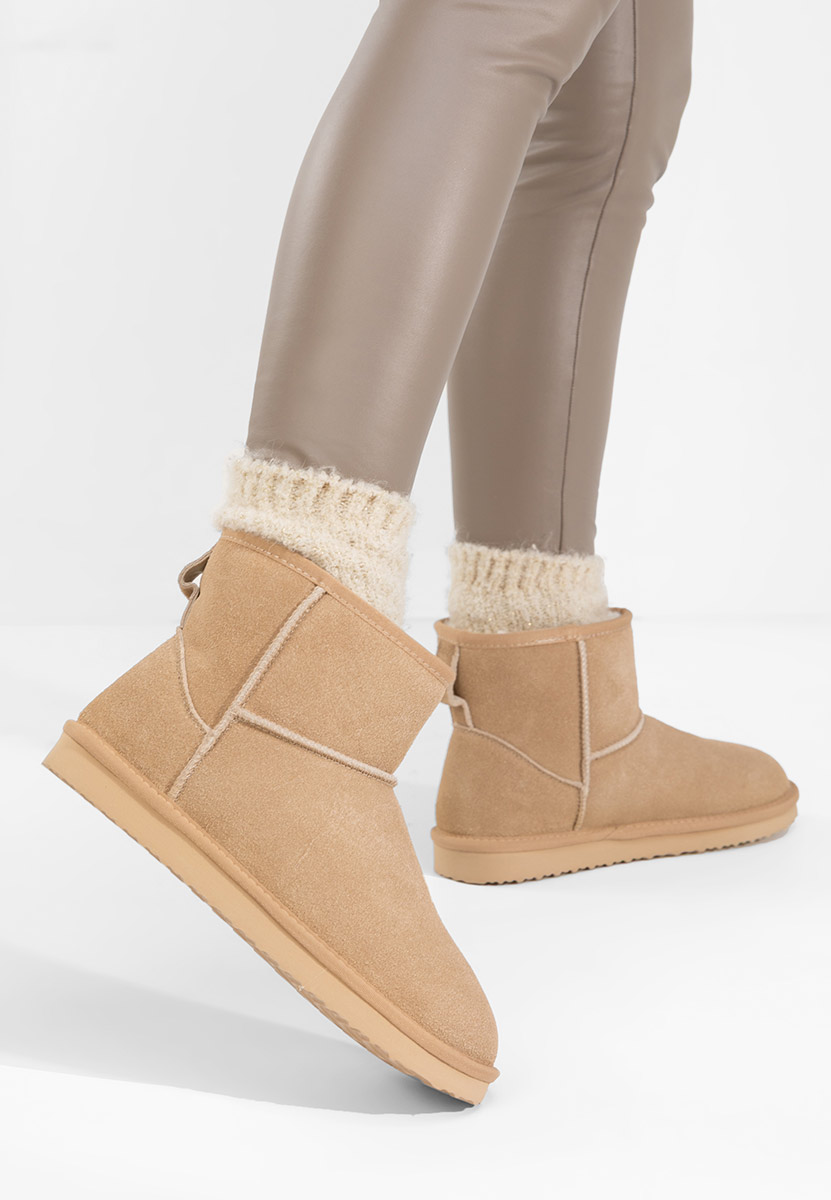 Cizme tip ugg Crisea V2 bej