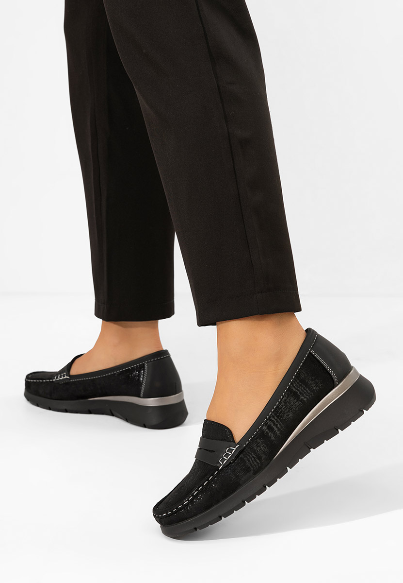 Mocasini dama Martinea negri