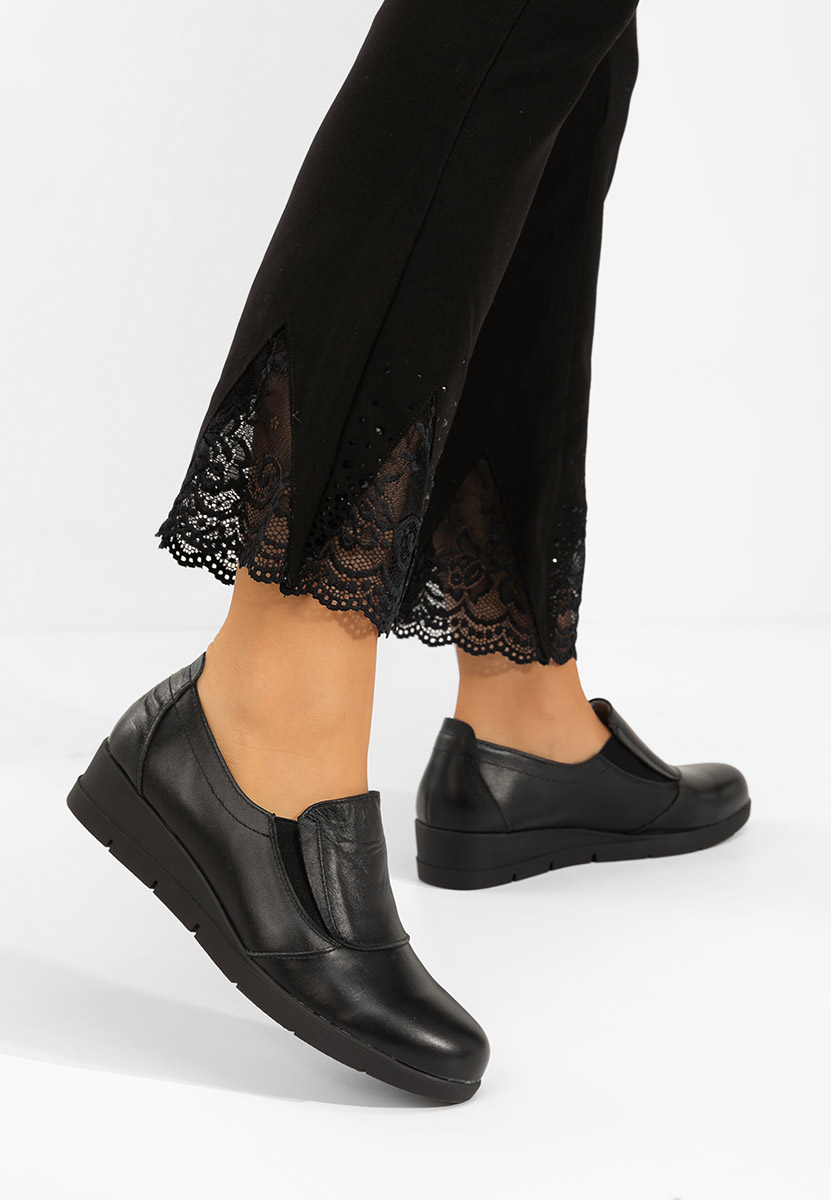 Pantofi casual damă Evrina negri