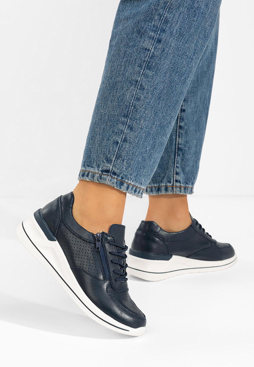 Sneakers dama piele Zetta albastri