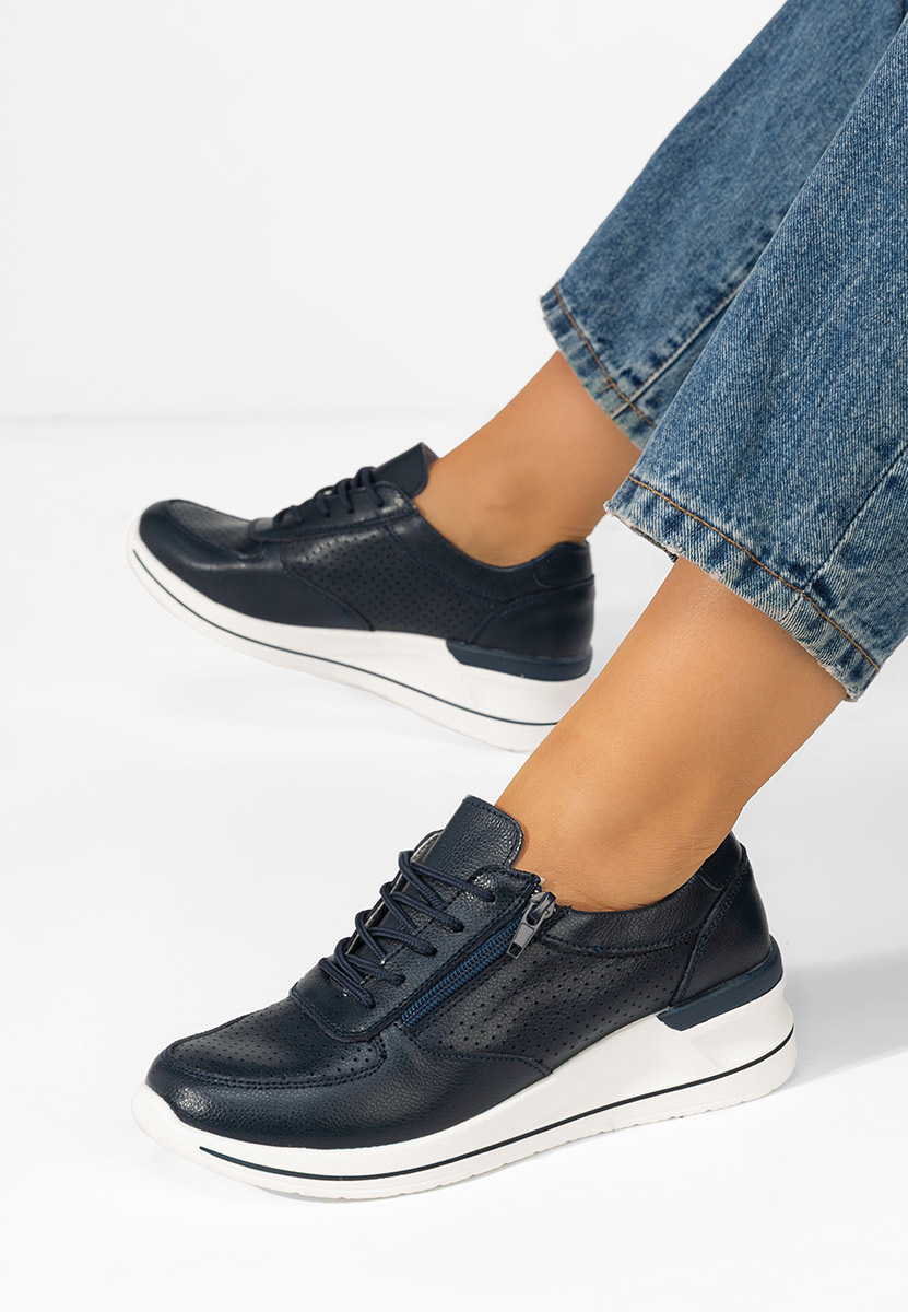 Sneakers dama piele Zetta albastri