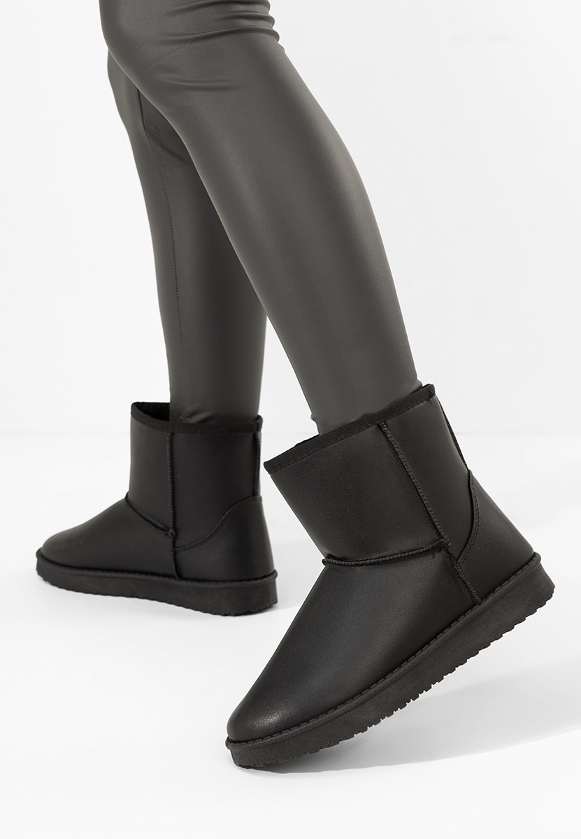 Cizme tip ugg Meloria negre