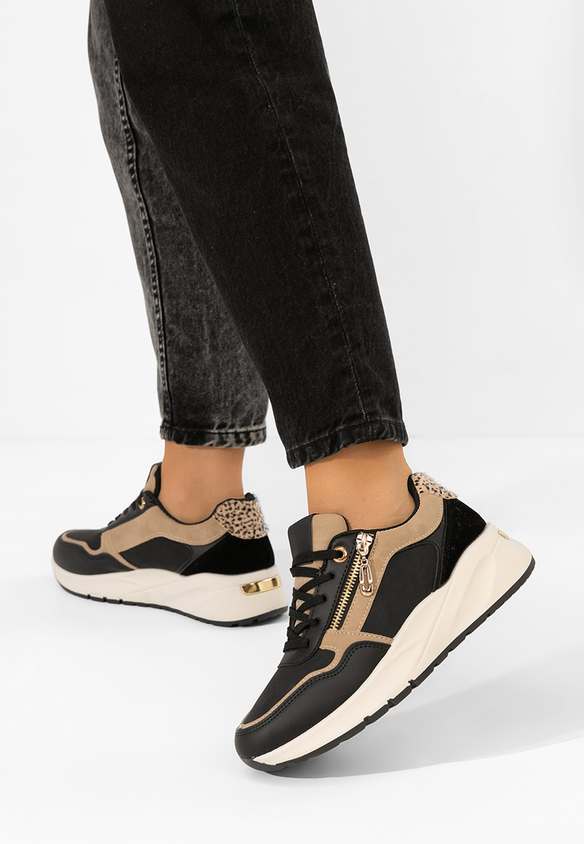 Sneakers cu platformă Ziania negri