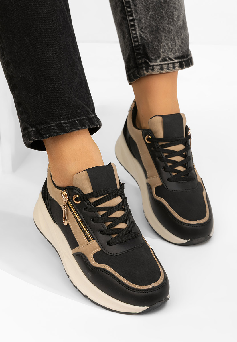Sneakers cu platformă Ziania negri
