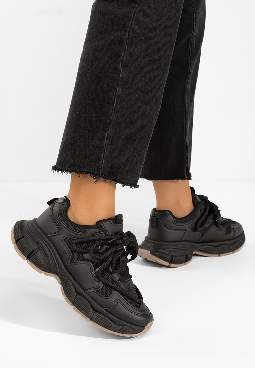 Sneakers dama Savoria negri