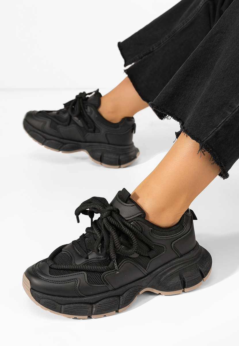 Sneakers dama Savoria negri