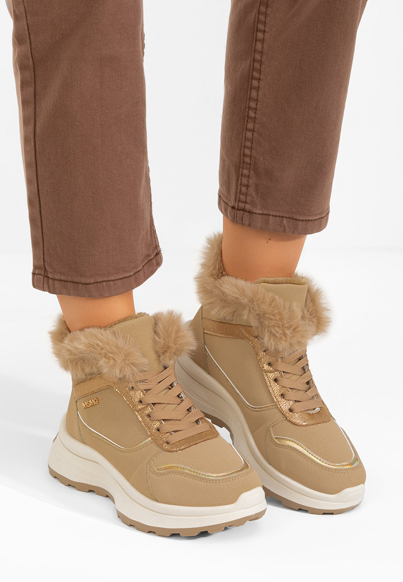 Sneakers dama imblaniti Toska kaki