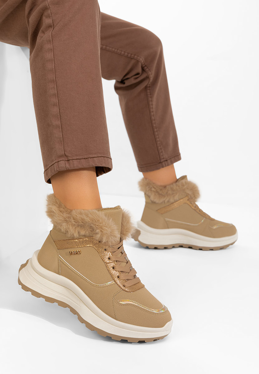 Sneakers dama imblaniti Toska kaki