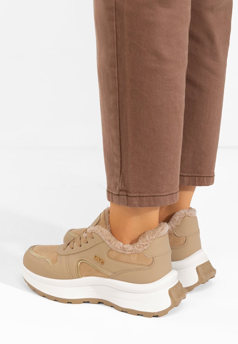 Sneakers dama imblaniti Azaira kaki