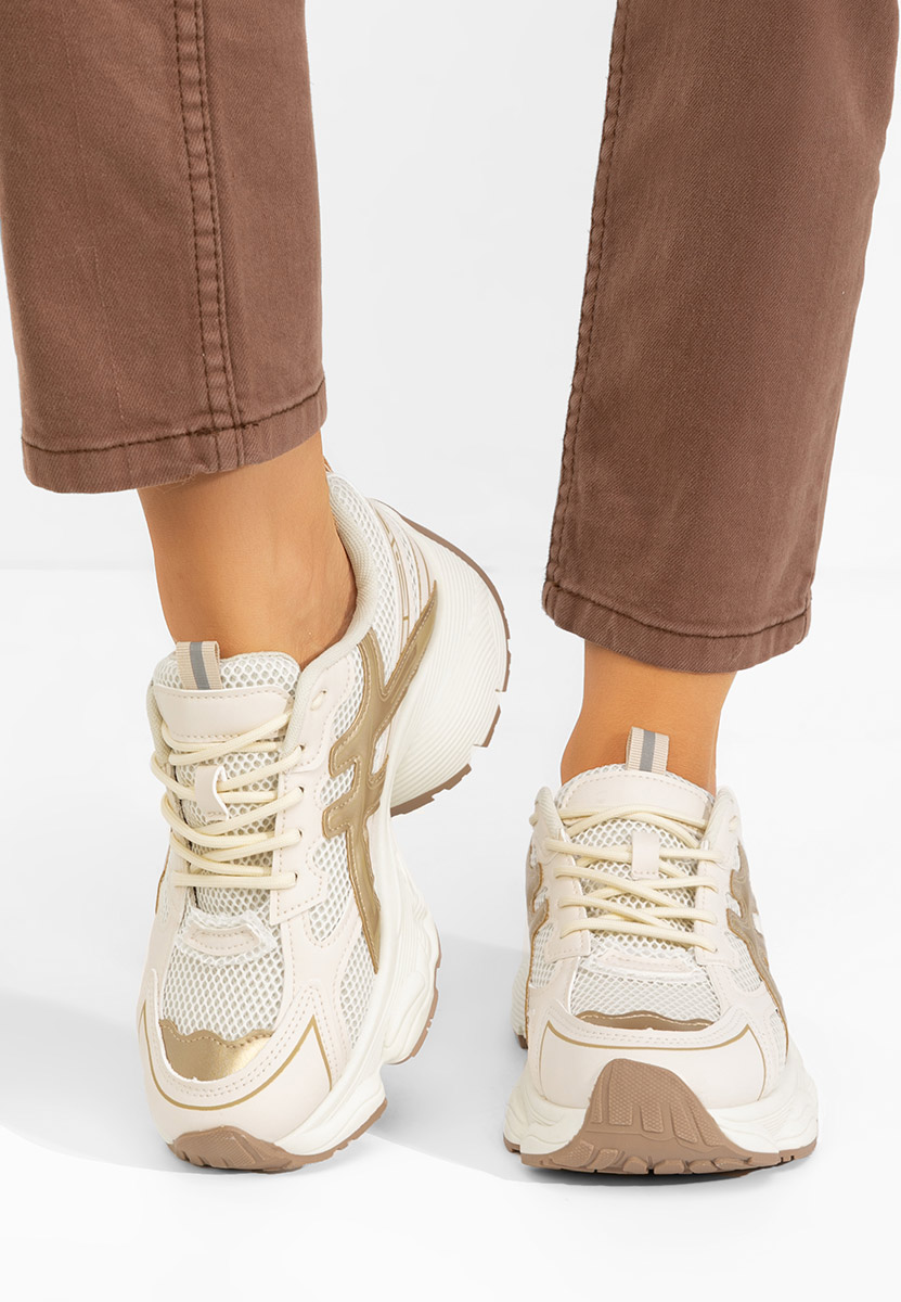 Sneakers cu platforma Kaliora V2 bej
