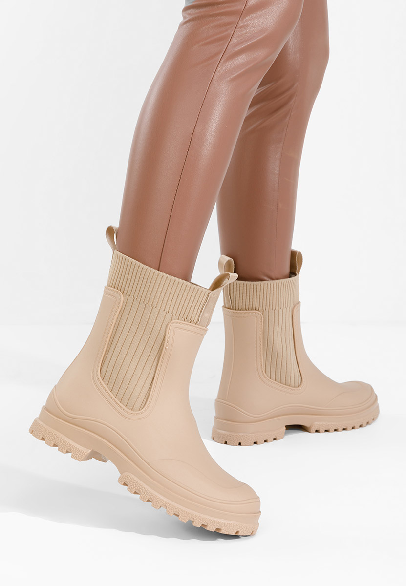 Ghete cauciuc Aideia bej