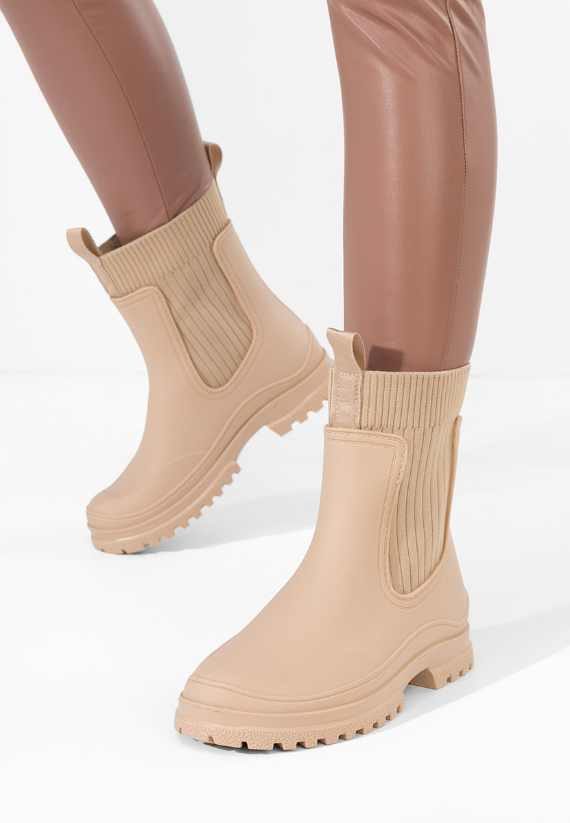 Ghete cauciuc Aideia bej