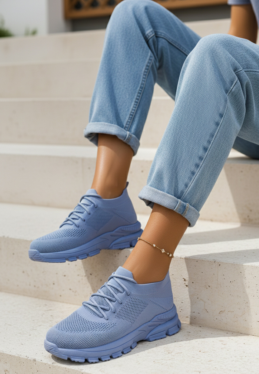 Adidasi dama Katrine bleu