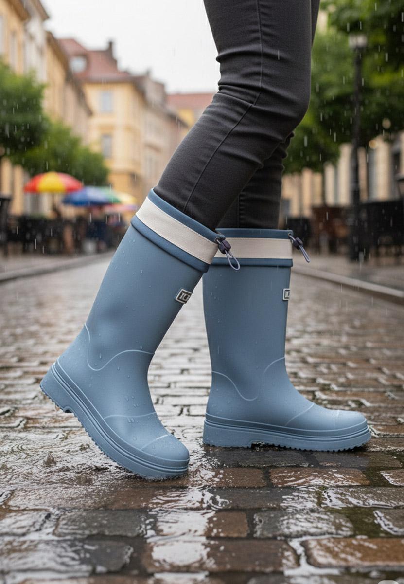 Cizme de cauciuc Cenavia bleu