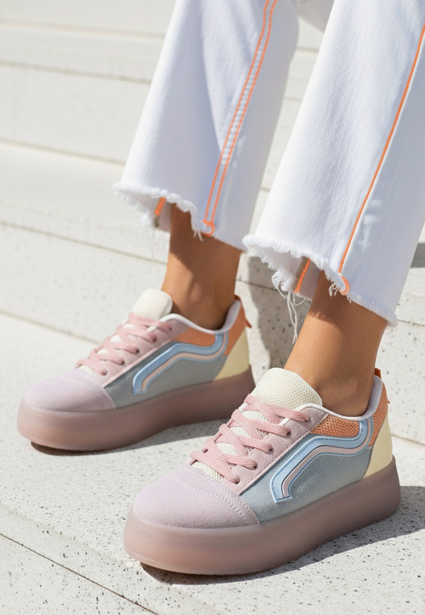 Sneakers dama Davira mov