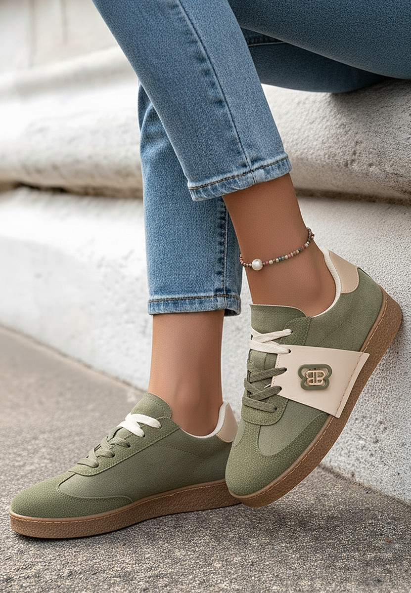 Sneakers dama Kathea verzi