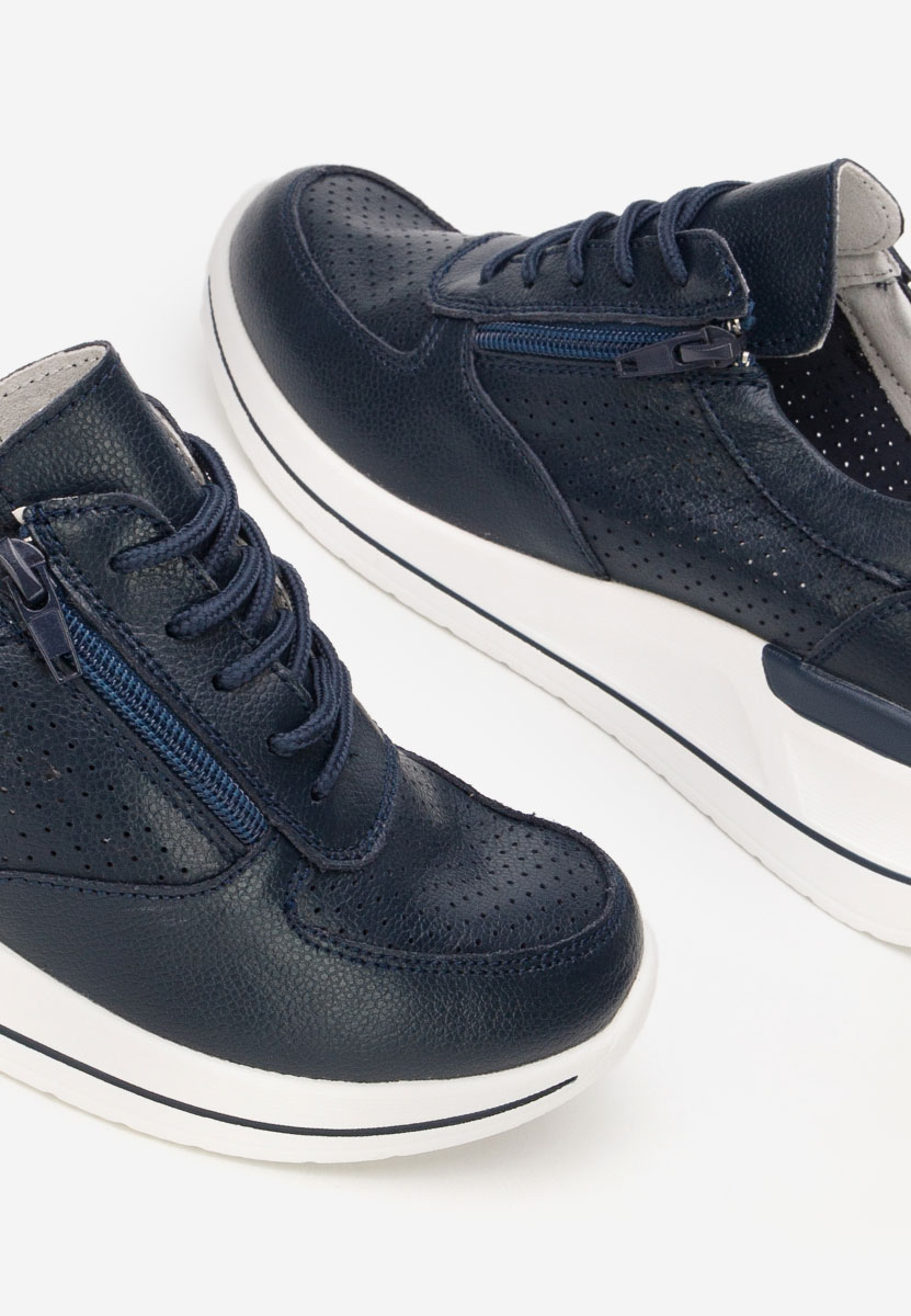 Sneakers dama piele Zetta albastri