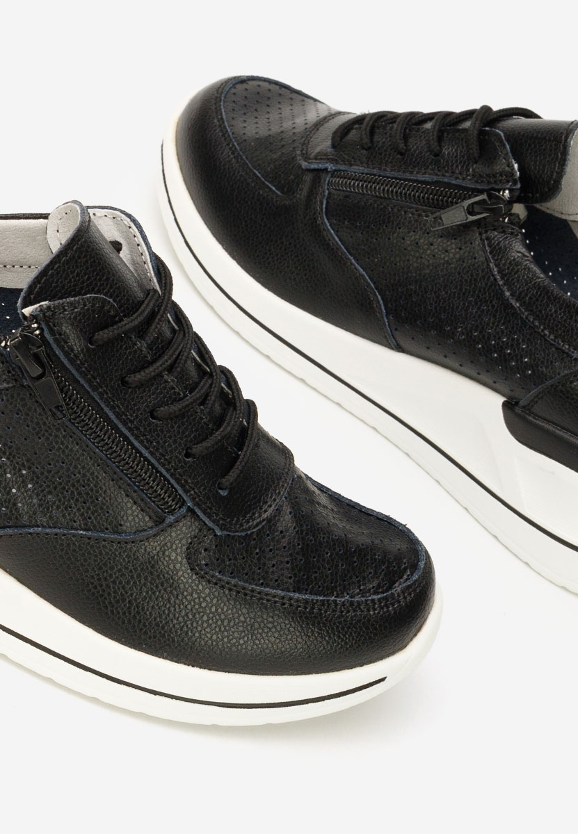 Sneakers dama piele Zetta negri