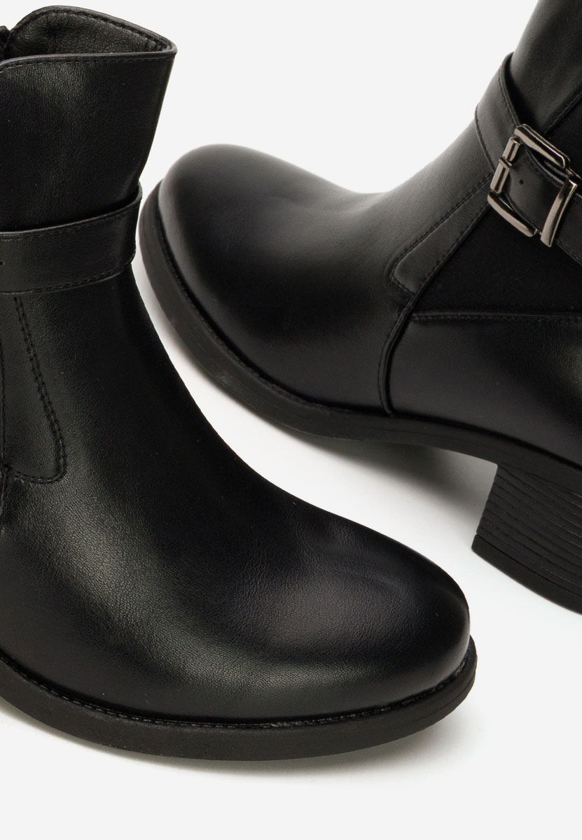 Ghete cu toc Tivara negre