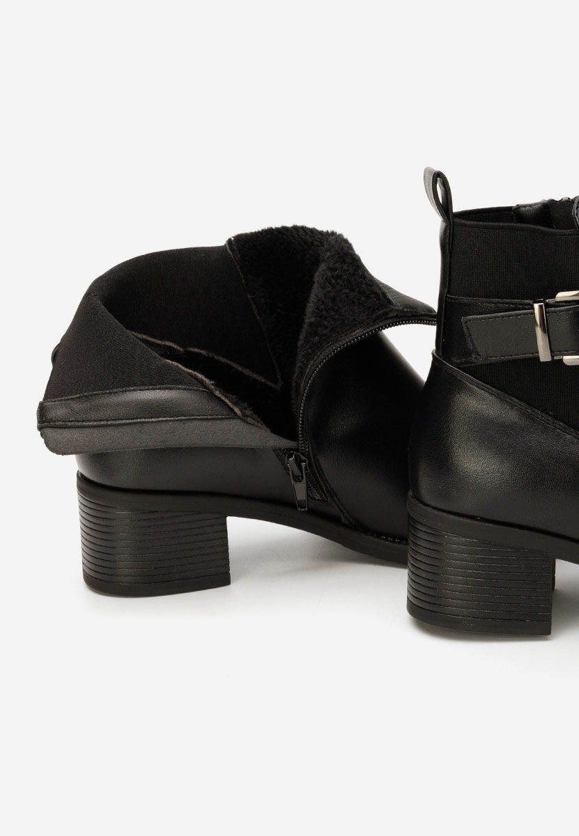 Ghete cu toc Tivara negre