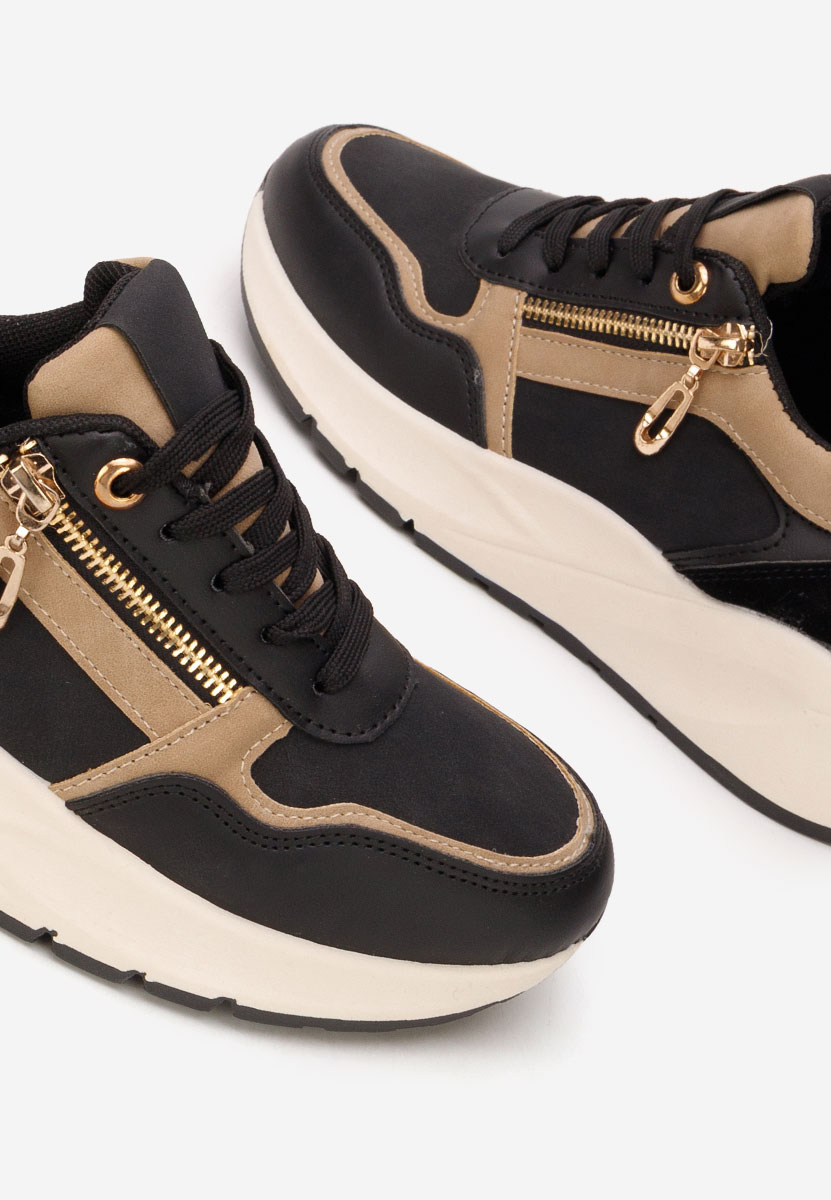 Sneakers cu platformă Ziania negri
