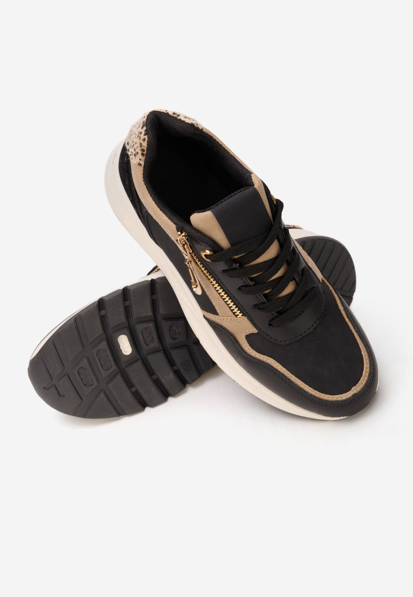 Sneakers cu platformă Ziania negri