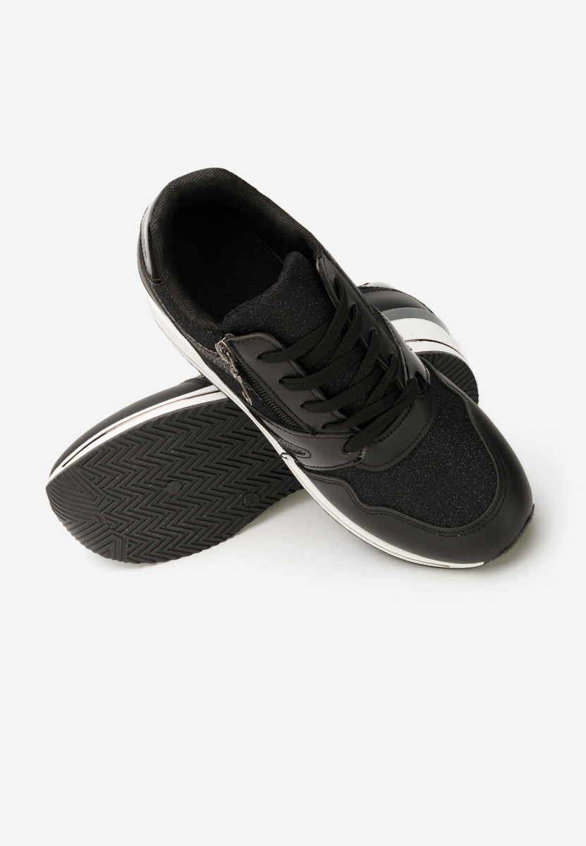 Sneakers cu platforma Reinia negri