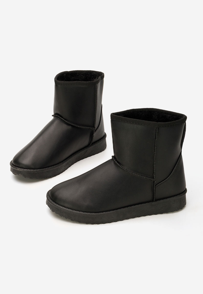 Cizme tip ugg Meloria negre