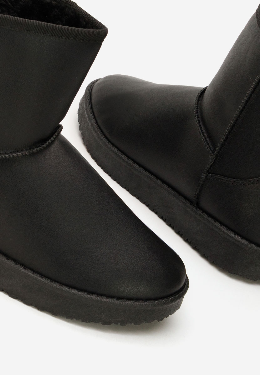 Cizme tip ugg Meloria negre