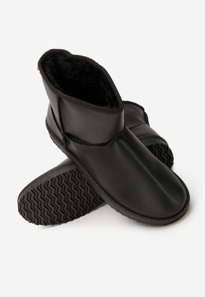 Cizme tip ugg Meloria negre
