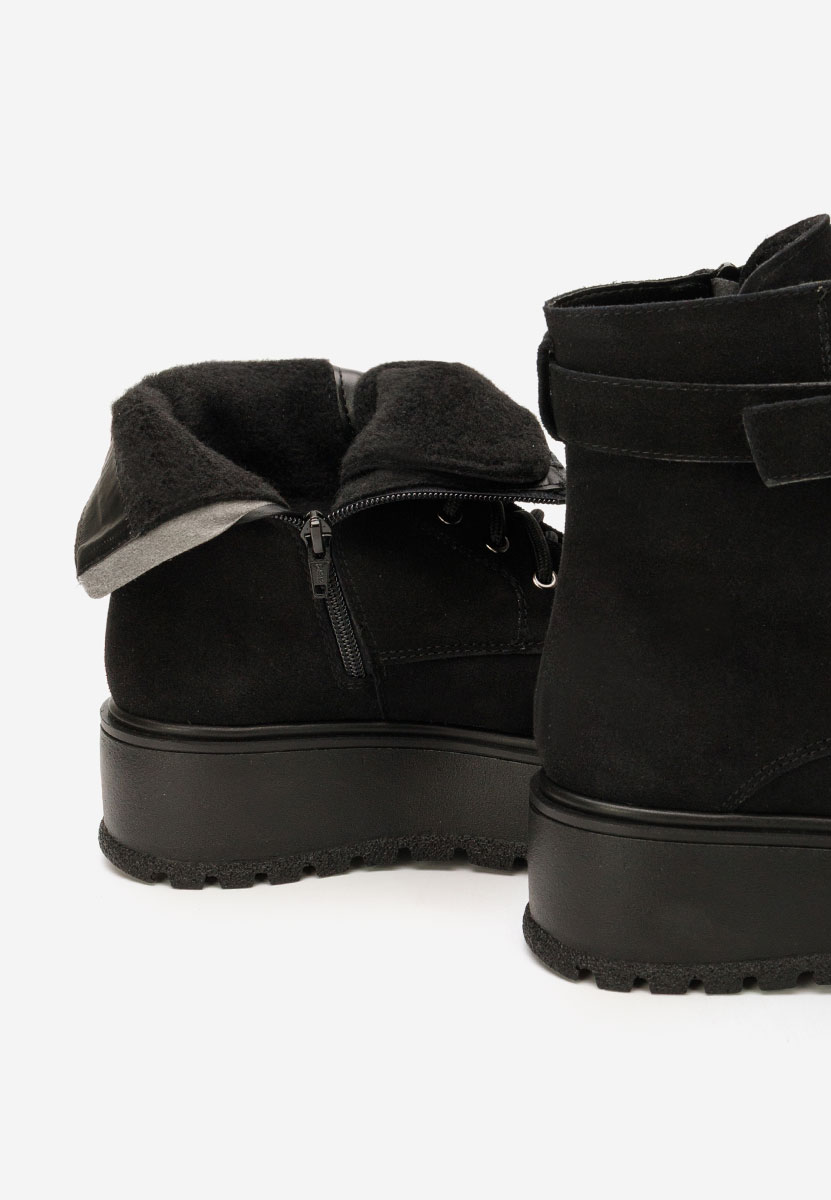 Ghete cu platformă Astrid V6 negre