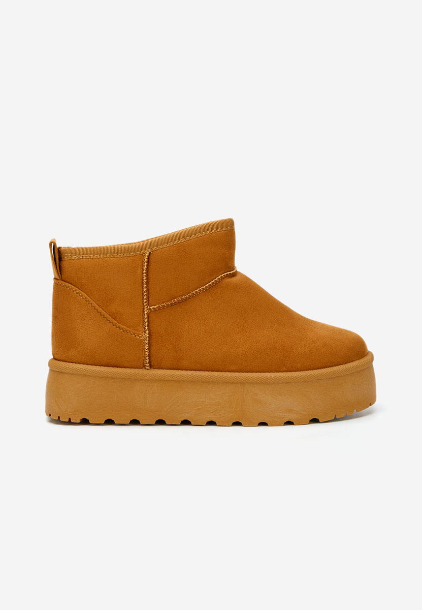 Cizme tip ugg cu platformă Zenaria camel