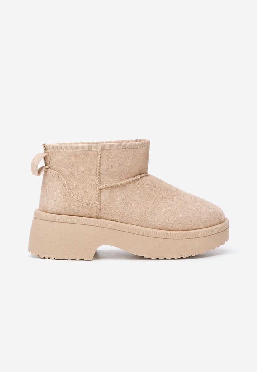 Cizme tip ugg Prelina bej