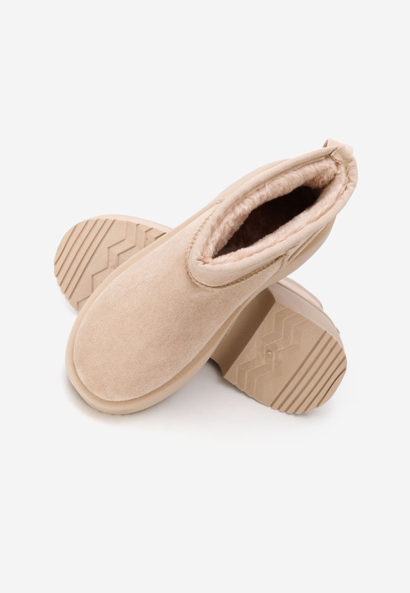 Cizme tip ugg Prelina bej