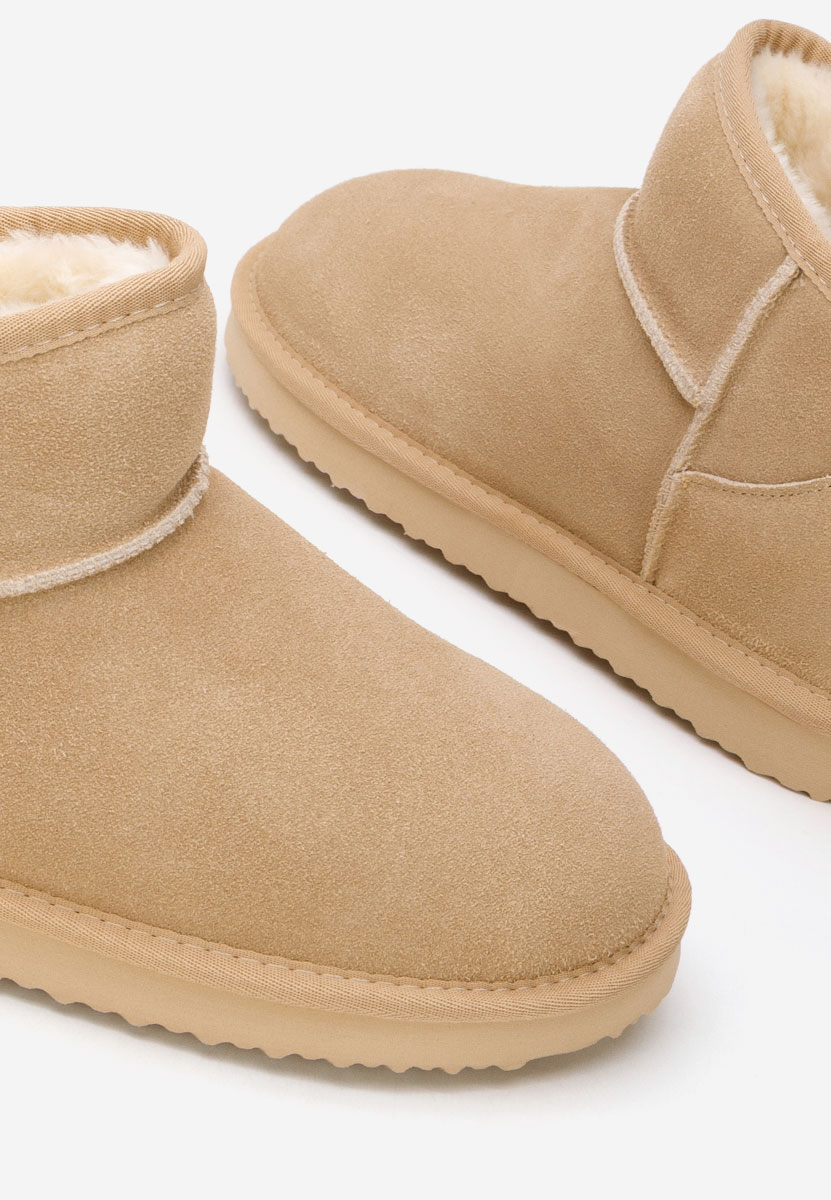 Cizme tip ugg Crisea V3 bej