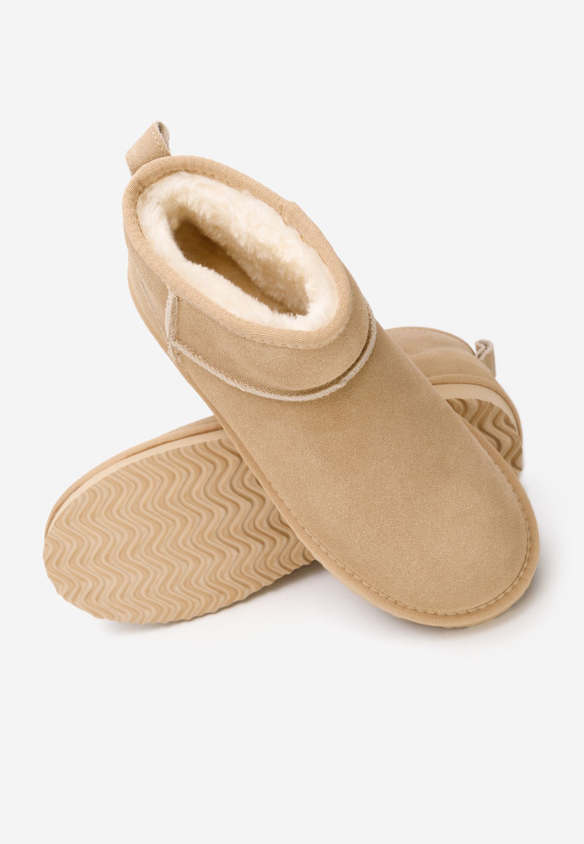 Cizme tip ugg Crisea V3 bej