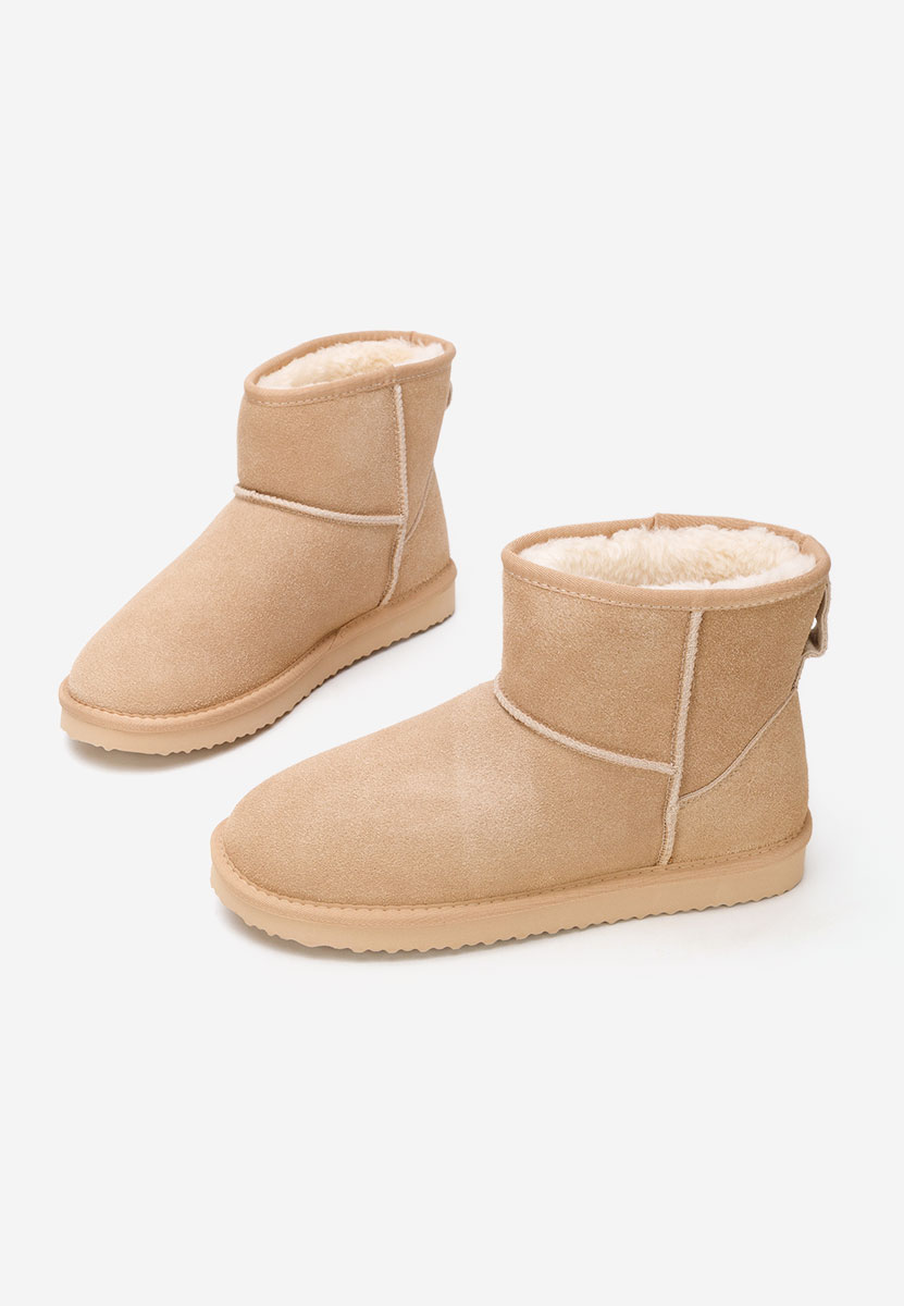 Cizme tip ugg Crisea V2 bej