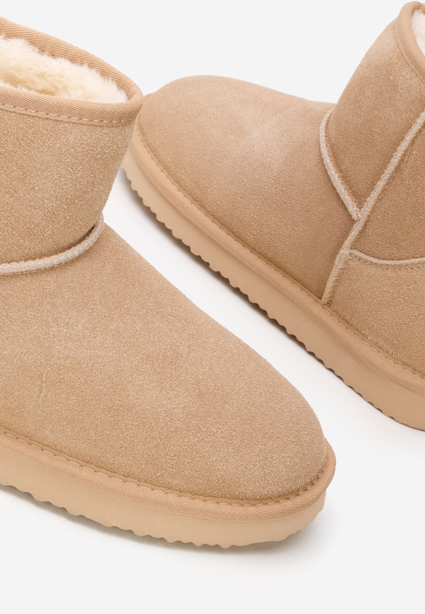Cizme tip ugg Crisea V2 bej