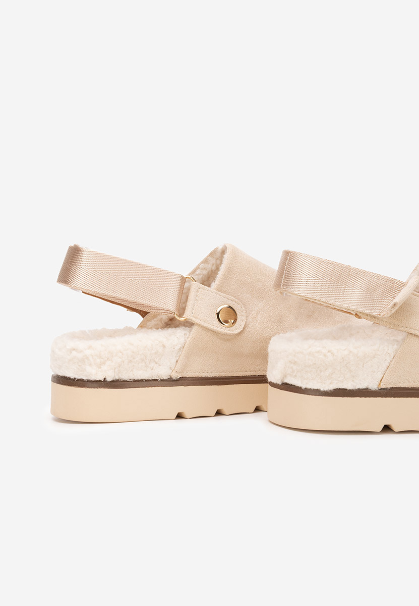 Saboti dama cu platforma Tamra bej