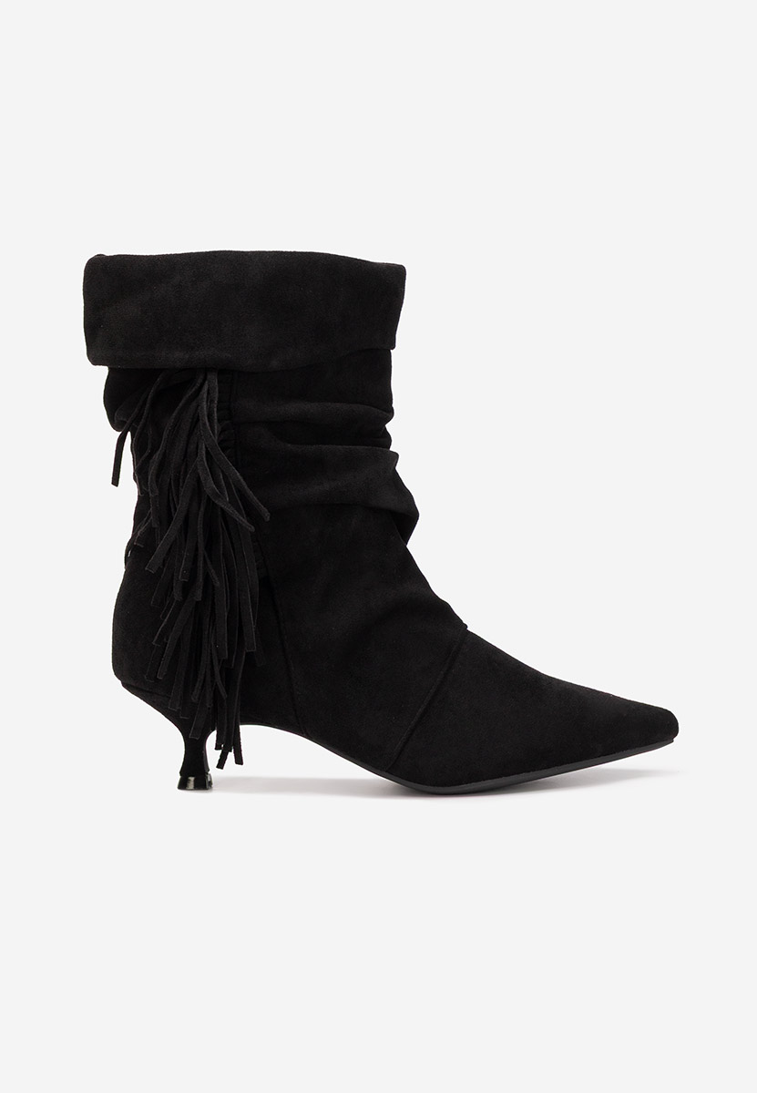 Botine dama cu toc Deizy negre