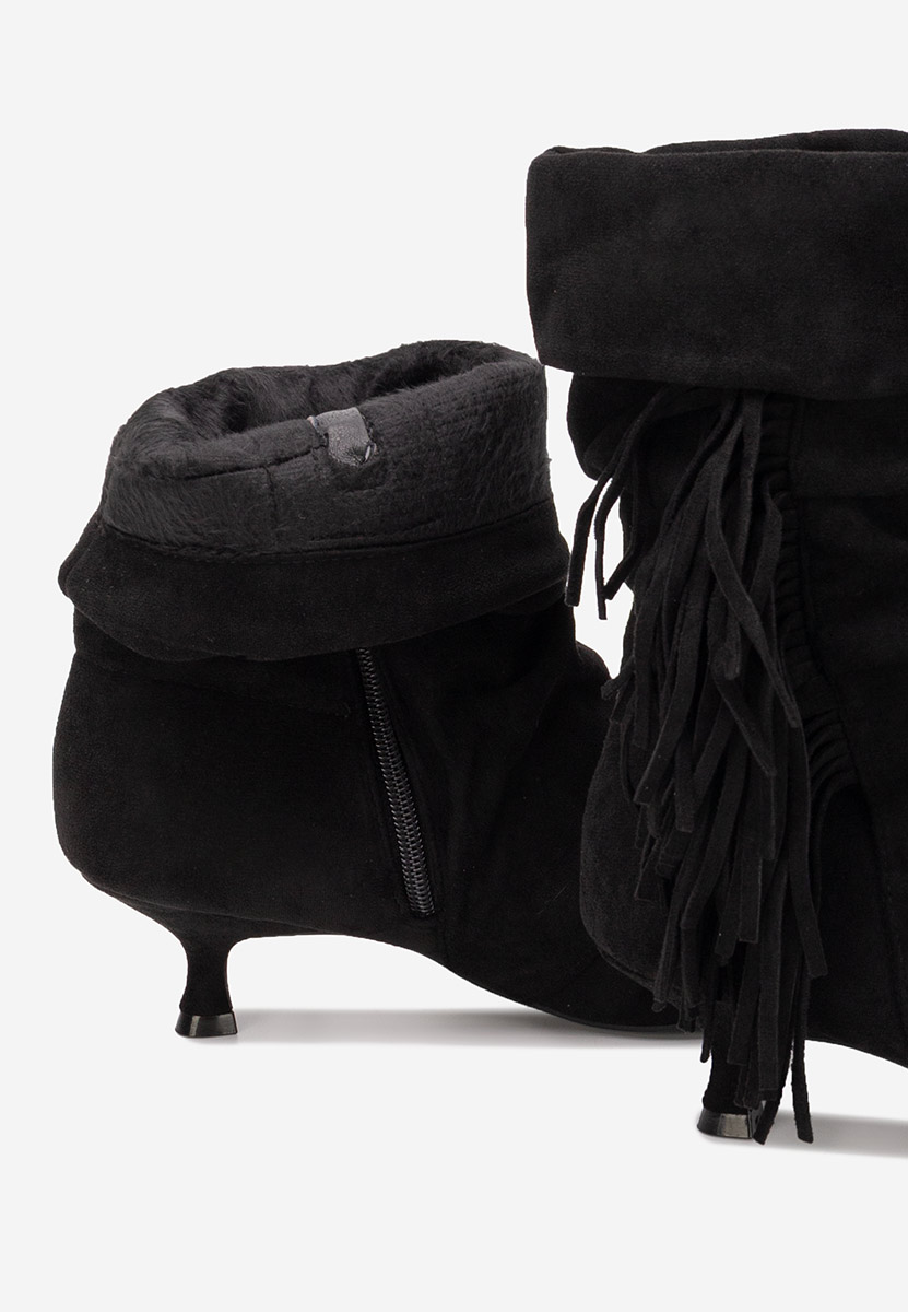 Botine dama cu toc Deizy negre
