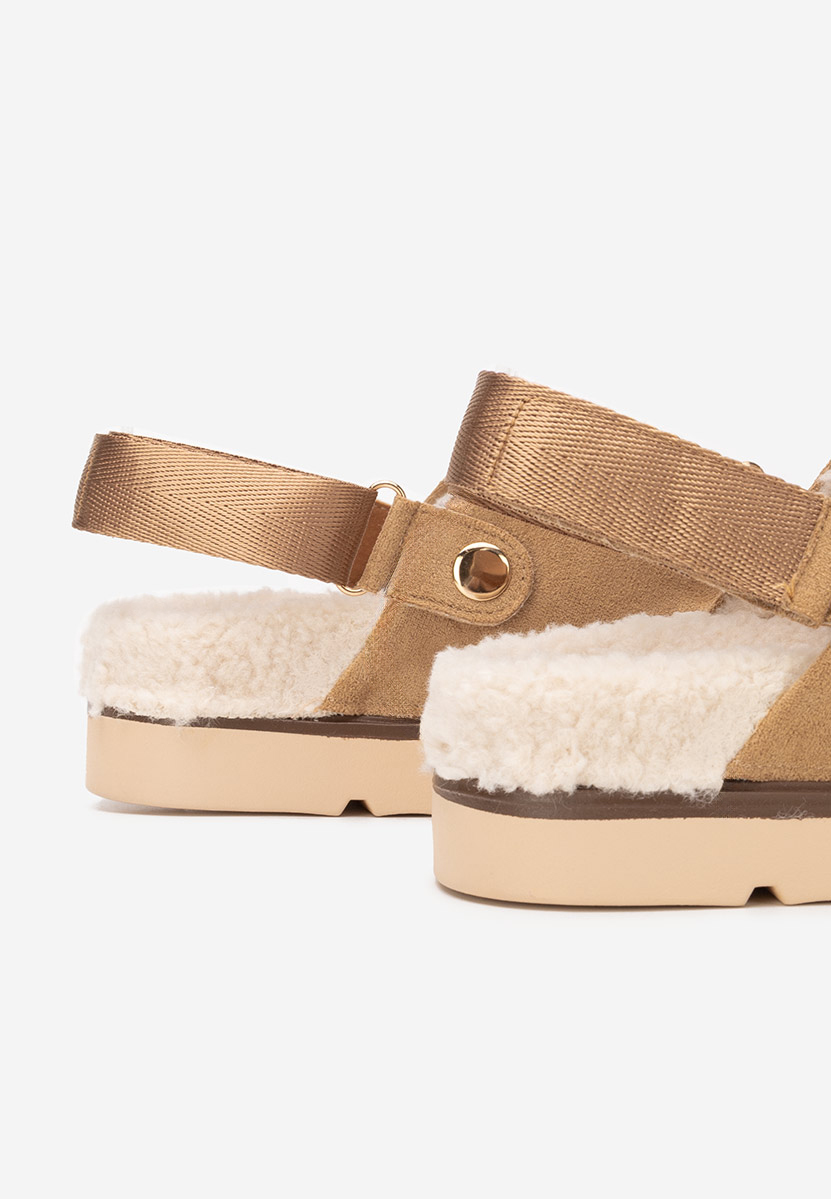 Saboti dama cu platforma Tamra kaki