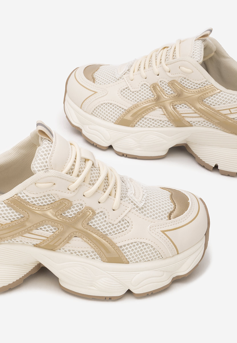 Sneakers cu platforma Kaliora V2 bej