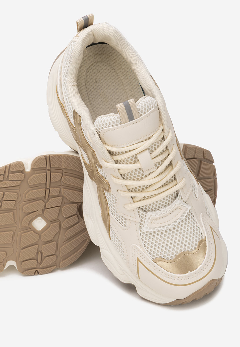 Sneakers cu platforma Kaliora V2 bej