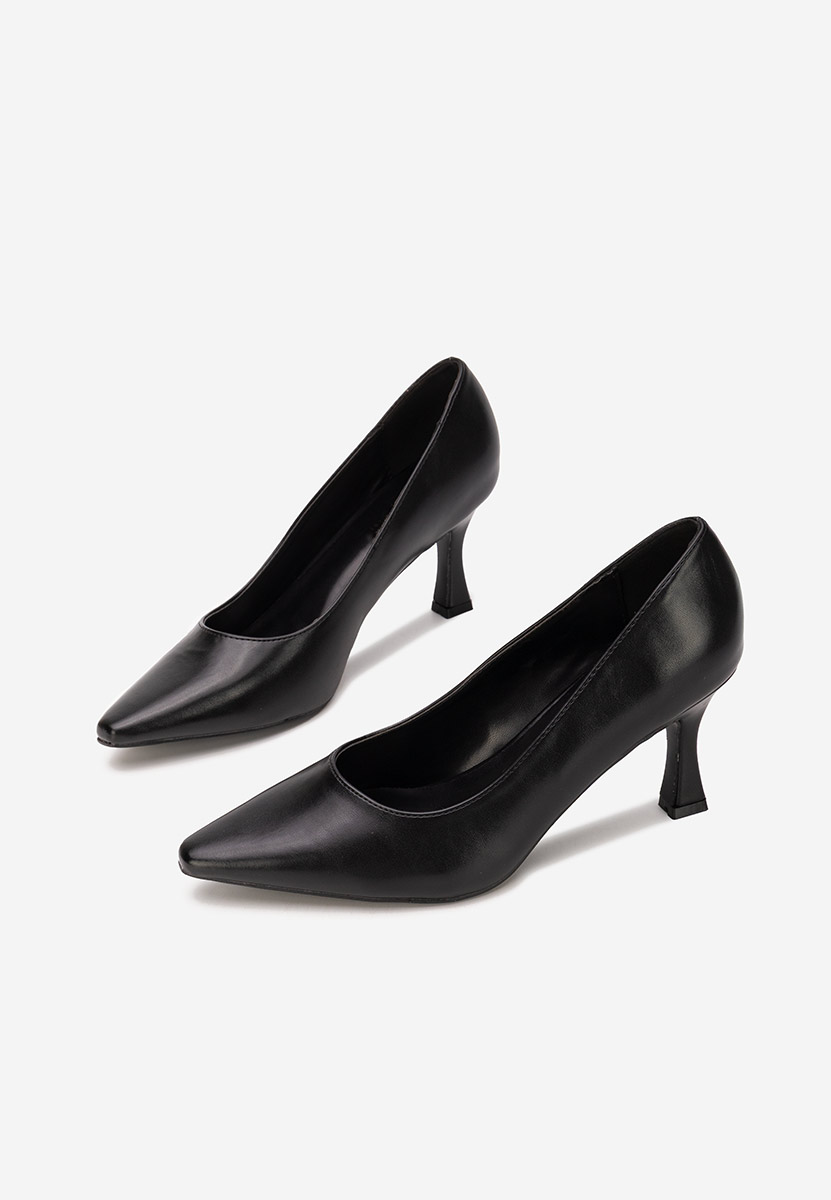 Pantofi cu toc subtire Hayley V2 negri