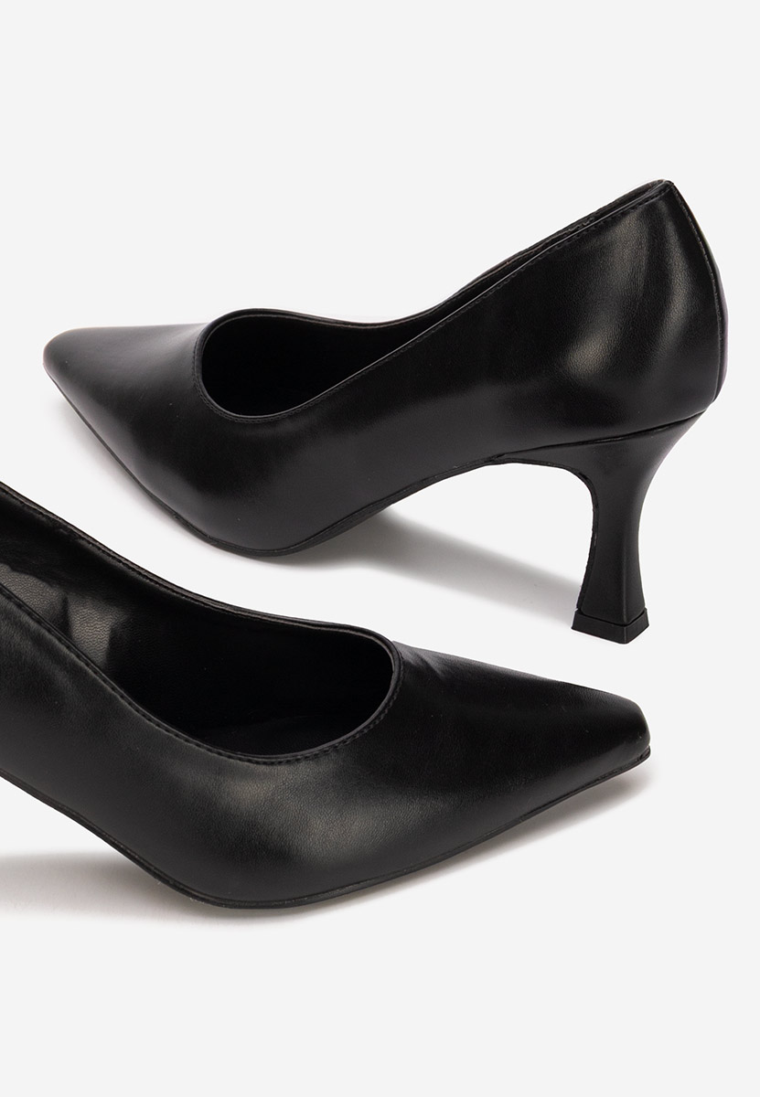 Pantofi cu toc subtire Hayley V2 negri