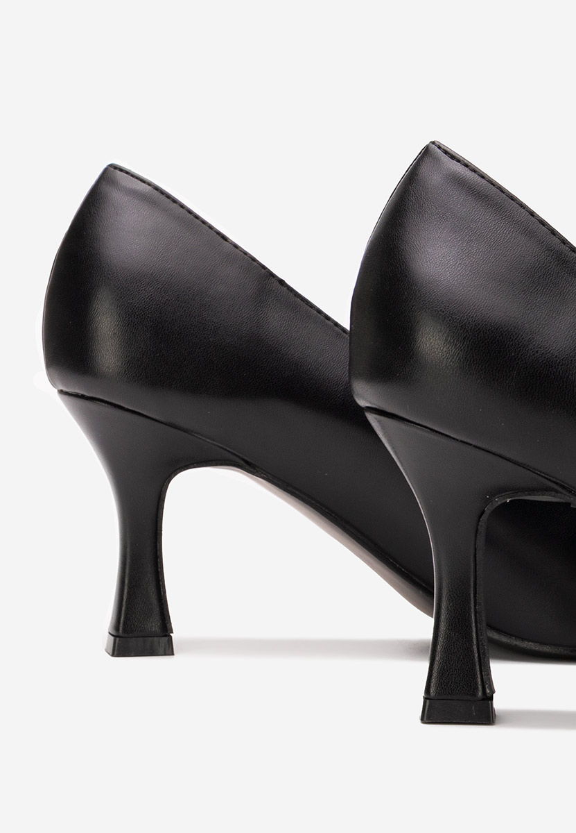 Pantofi cu toc subtire Hayley V2 negri