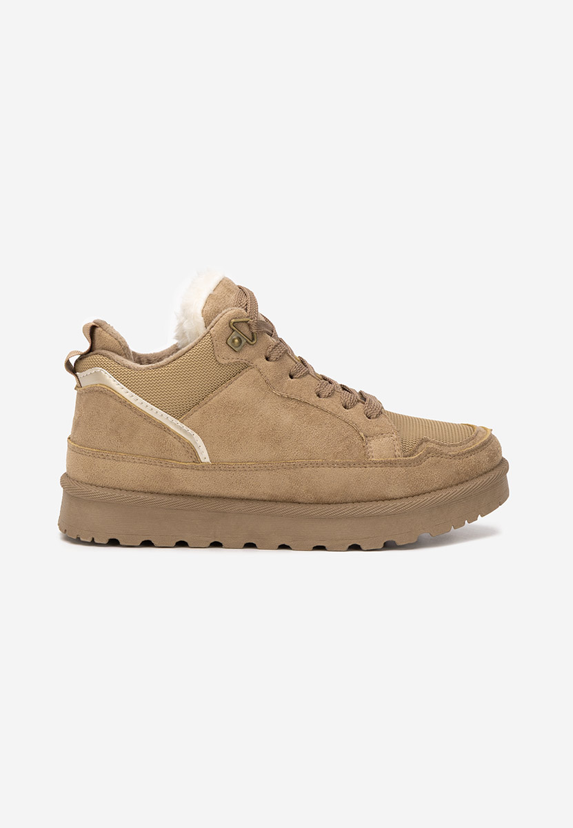 Sneakers dama imblaniti Adisia kaki Sneakers dama imblaniti Adisia kaki