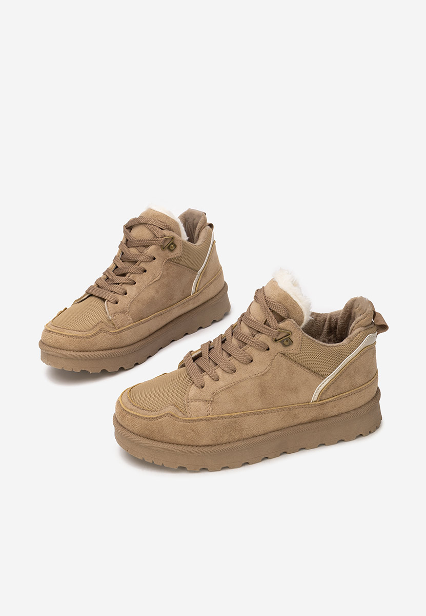 Sneakers dama imblaniti Adisia kaki Sneakers dama imblaniti Adisia kaki